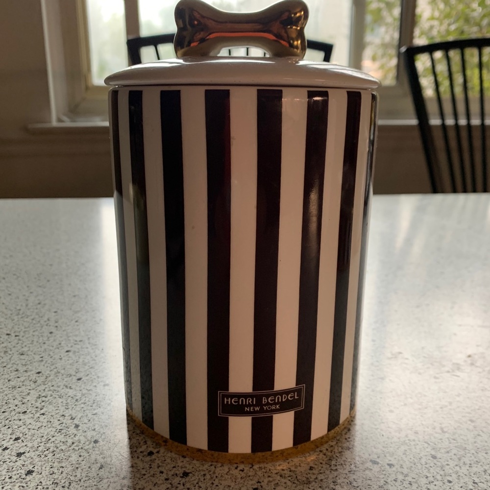 Henri Bendel Dog Treat Jar